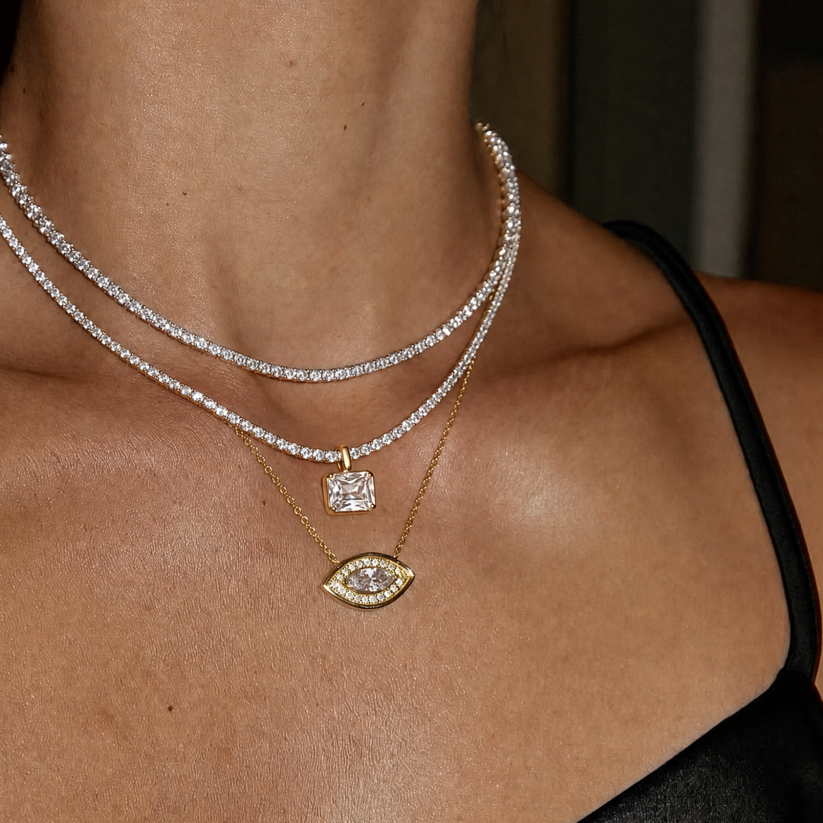 The Perfect Hoop necklaces collection