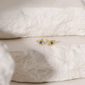 The Evil Eye Cristallo Stud | Mini