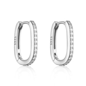 The Positano Scintilla Huggie | Platinum